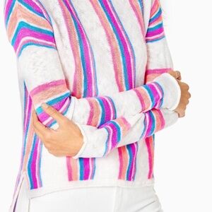 NWT Lilly Pulitzer Rozalia Colorful Striped Sweater Sz XS